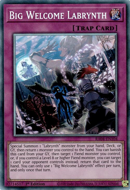 Bienvenue dans le Labrynthe [RA04-EN104] Rare Collector Prismatic