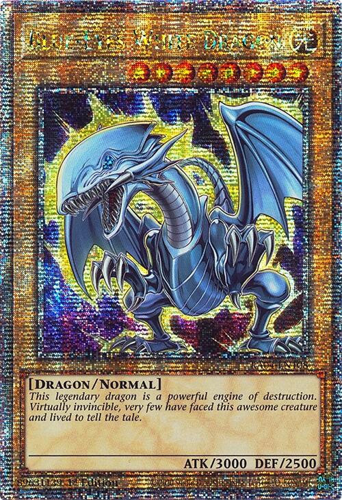 Dragon Blanc aux Yeux Bleus (7ème Art) [RA04-FR108] Quarter Century Secret Rare