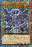 Dragon Blanc aux Yeux Bleus (8e Art) [RA04-FR108] Quarter Century Secret Rare