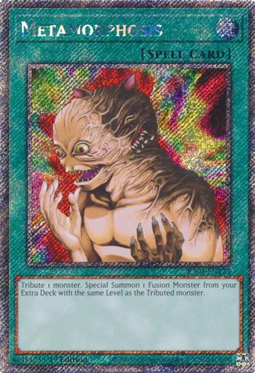 Métamorphose [RA04-EN123] Secret Rare Platine