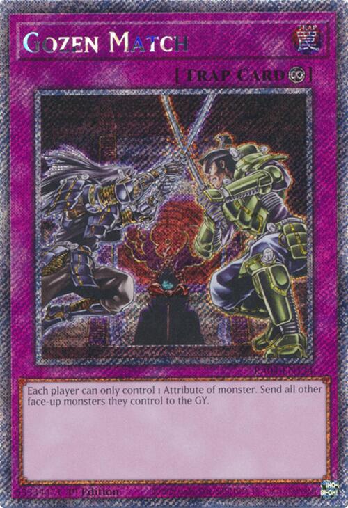 Match Gozen [RA04-FR134] Secret Rare Platine