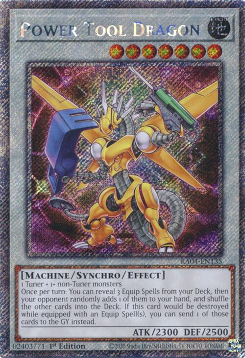 Dragon Outillage [RA04-FR135] Platinum Secret Rare