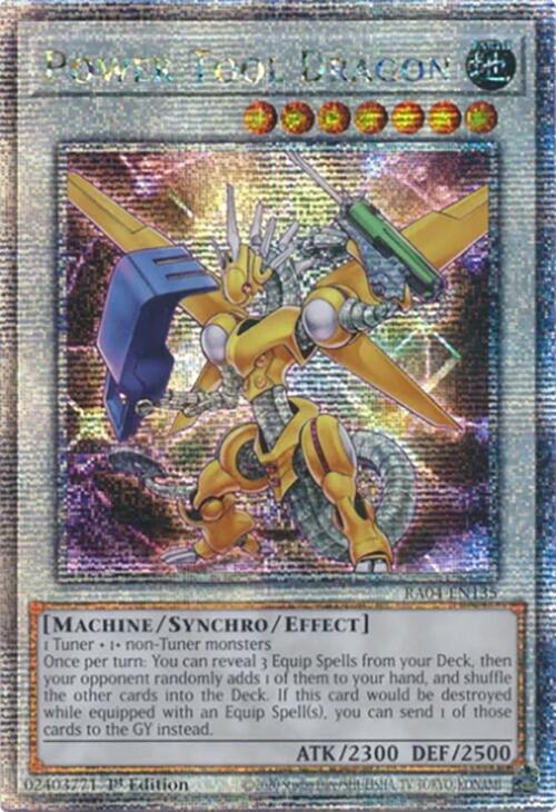 Dragon Outil de Puissance [RA04-FR135] Quarter Century Secret Rare