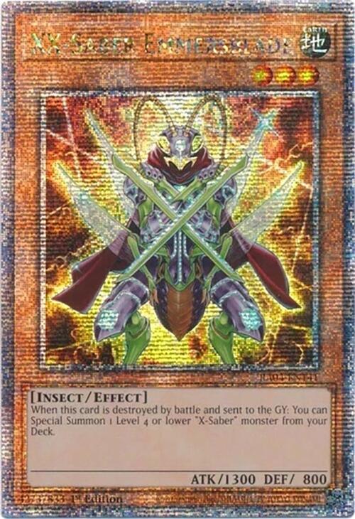 XX-Saber Emmersblade [RA04-FR141] Secret Rare Quart de Siècle
