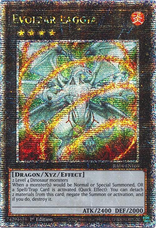 Evolzar Laggia [RA04-FR160] Secret Rare Quart de Siècle