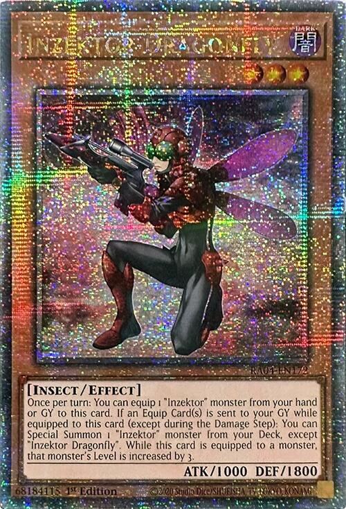 Libellule Inzektor [RA04-FR172] Quarter Century Secret Rare
