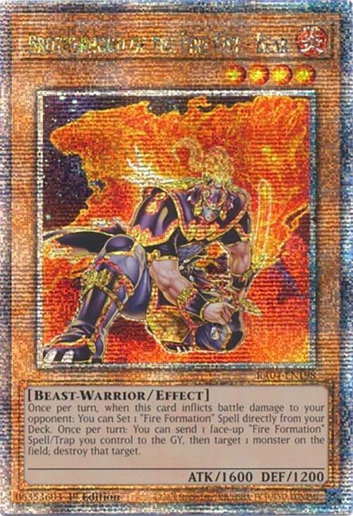 Confrérie du Poing de Feu - Ours [RA04-EN198] Quarter Century Secret Rare