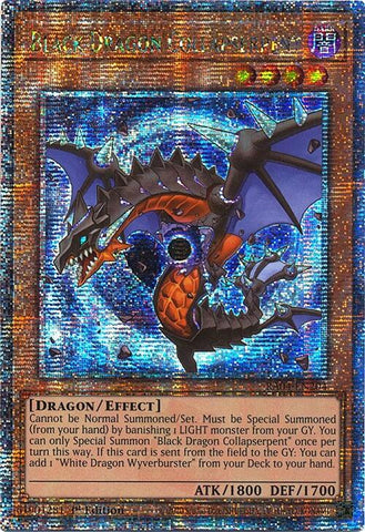 Serpiente Colapsar Dragón Negro [RA04-SP204] Quarter Century Secret Rare