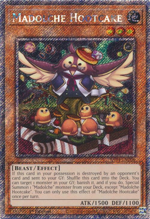 Madolche Hootcake [RA04-FR206] Secret Rare Platine
