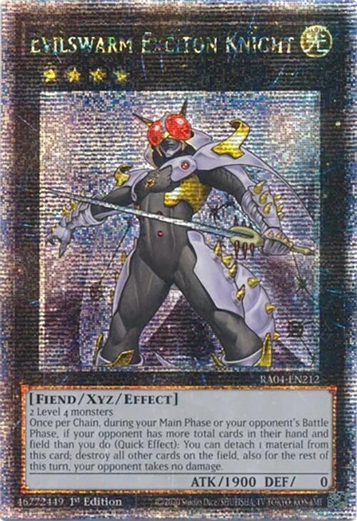 Chevalier Exciton, Essaimmaléfique [RA04-FR212] Quarter Century Secret Rare