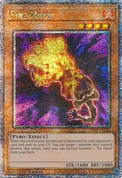 Main de Feu [RA04-FR224] Quarter Century Secret Rare