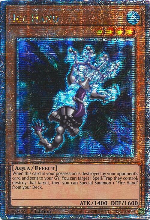 Main glaciale [RA04-FR225] Quarter Century Secret Rare