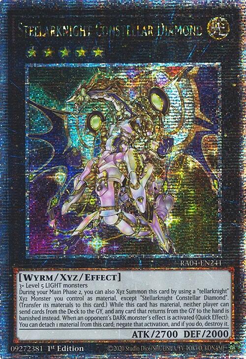Dragon stellaire Constellée Diamant [RA04-FR241] Quarter Century Secret Rare