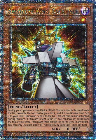 Absolute King Back Jack [RA04-FR244] Quarter Century Secret Rare