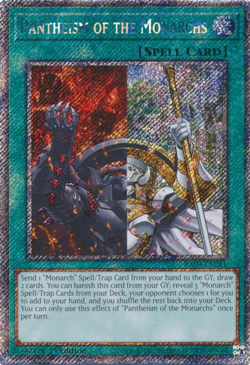 Panthéisme des Monarques [RA04-FR261] Secret Rare Platine