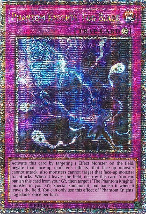 Lame du Chevalier Fantôme du Brouillard [RA04-FR264] Quarter Century Secret Rare