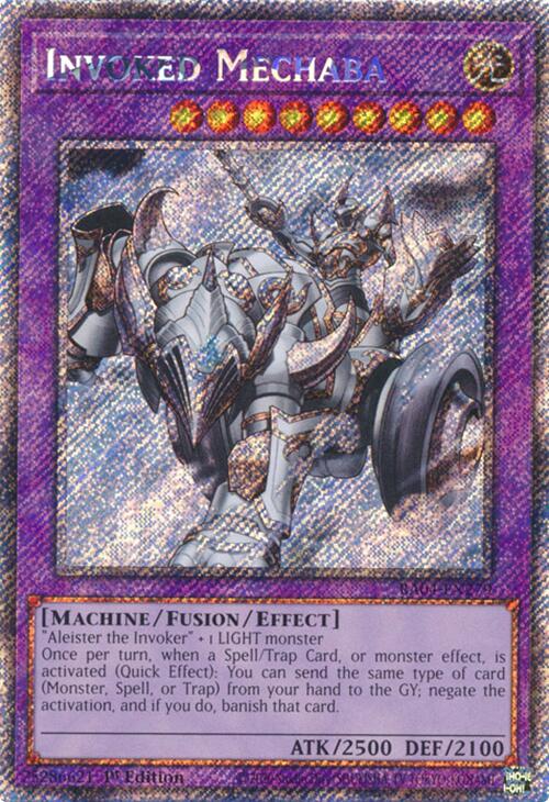Mechaba Invoquée [RA04-FR279] Secret Rare Platine
