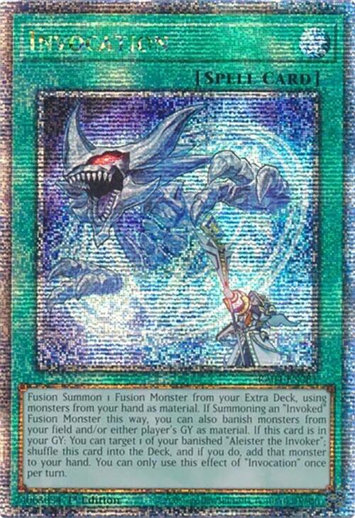 Invocation [RA04-FR281] Quarter Century Secret Rare