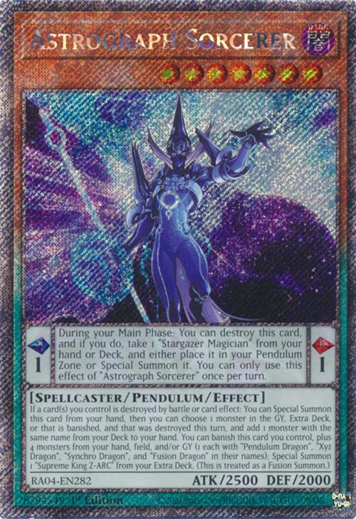 Astrograph Sorcerer [RA04-FR282] Secret Rare Platine