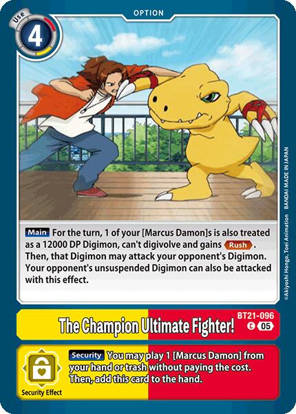 Le Champion Ultime Combattant ! [BT21-096] [Convergence Mondiale]