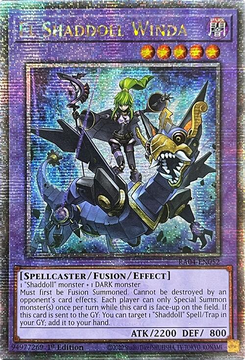 El Shaddoll Winda [RA04-FR052] Quarter Century Secret Rare