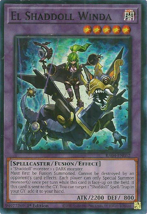 El Shaddoll Winda [RA04-FR052] Super Rare