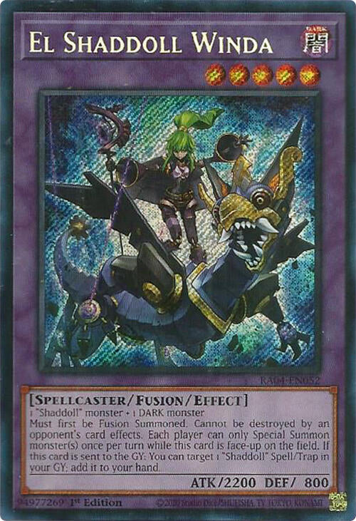 El Shaddoll Winda [RA04-FR052] Secret Rare