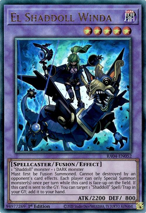 El Shaddoll Winda [RA04-FR052] Prismatic Ultimate Rare
