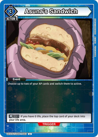 Image for Asuna's Sandwich (UE07ST/SAO-1-063) (UE07ST) - Union Arena