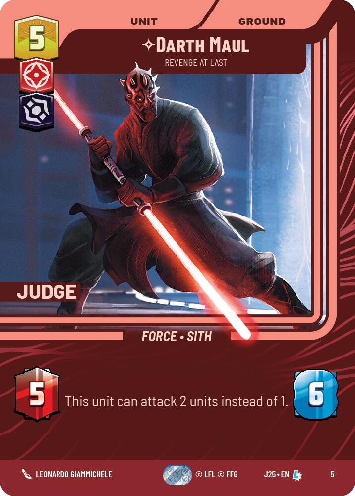 Darth Maul - Enfin la Vengeance (5) (5) [Judge Promos]