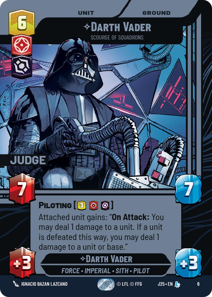 Darth Vader - Fléau des escadrons (6) (6) [Judge Promos]
