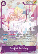 Sanji & Pudding (Illustration alternative) [Extra Booster: Collection Anime 25e Anniversaire]