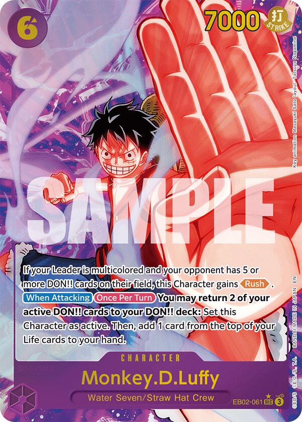 Monkey.D.Luffy (061) (Illustration alternative) [Extra Booster: Anime 25th Collection]