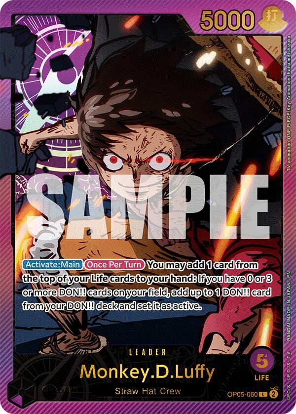Monkey.D.Luffy (SPR) [Extra Booster : Collection Animé 25e Anniversaire]