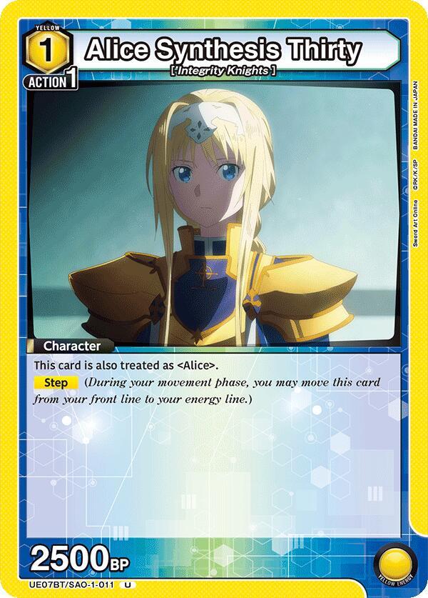 Alice Synthesis Thirty (011) - UE07BT: Sword Art Online (UE07BT)