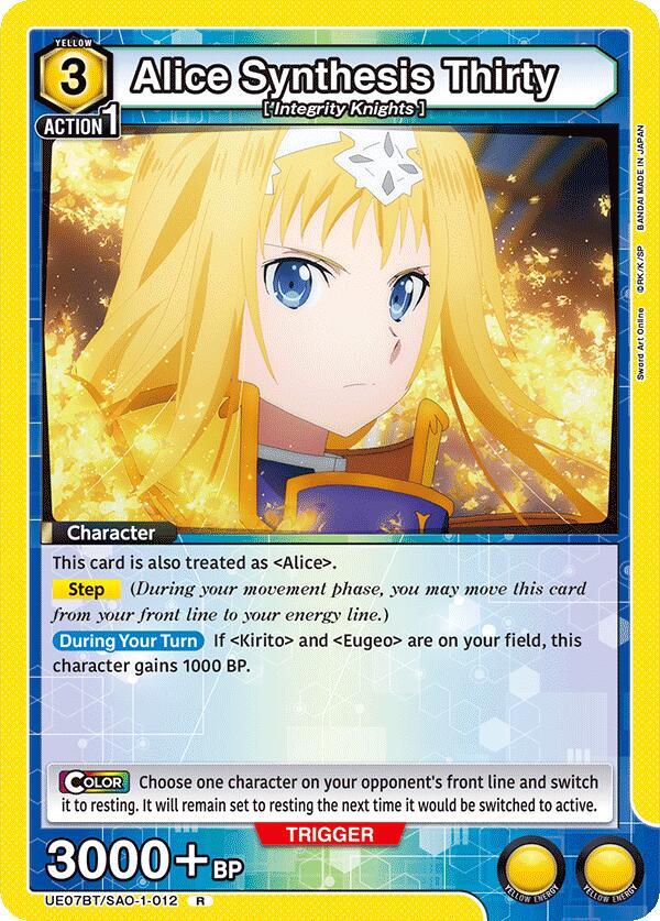 Alice Synthesis Thirty (012) - UE07BT: Sword Art Online (UE07BT)