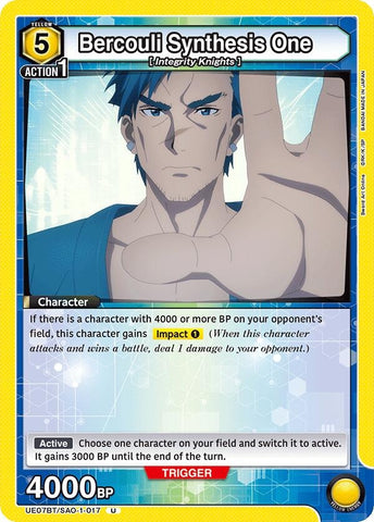 Image for Bercouli Synthesis One (UE07BT/SAO-1-017) (UE07BT) - Union Arena