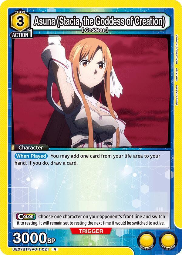Asuna (Stacia, the Goddess of Creation) (021) - UE07BT: Sword Art Online (UE07BT)