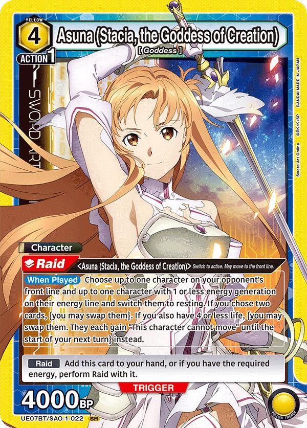 Asuna (Stacia, the Goddess of Creation) (022) - UE07BT: Sword Art Online (UE07BT)
