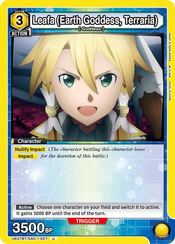 Leafa (Earth Goddess, Terraria) (027) - UE07BT: Sword Art Online (UE07BT)