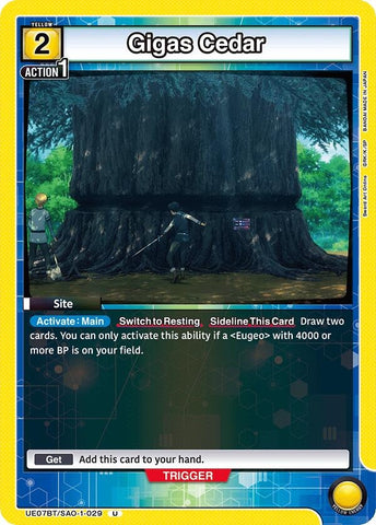 Image for Gigas Cedar (UE07BT/SAO-1-029) (UE07BT) - Union Arena