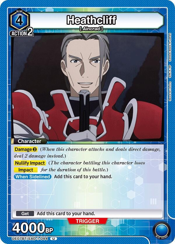 Image for Heathcliff (UE07BT/SAO-1-044) (UE07BT) - Union Arena