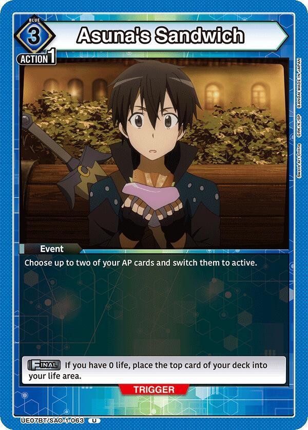 Asuna's Sandwich - UE07BT: Sword Art Online (UE07BT)