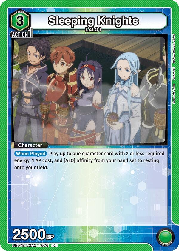 Sleeping Knights - UE07BT: Sword Art Online (UE07BT)