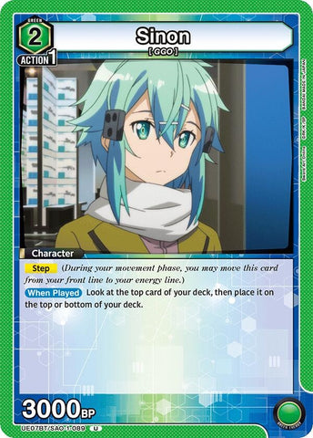 Image for Sinon (089) (UE07BT/SAO-1-089) (UE07BT) - Union Arena