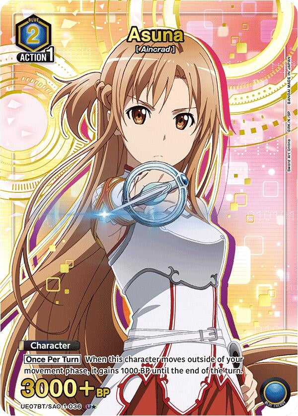 Image for Asuna (036) (U*) (UE07BT/SAO-1-036) (UE07BT) - Union Arena
