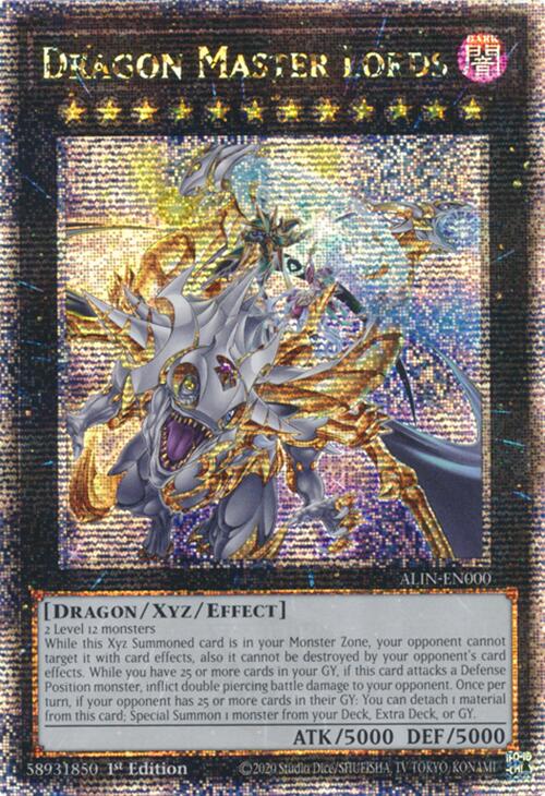 Seigneurs Dragon Mages [ALIN-FR000] Secret Rare Quart de Siècle