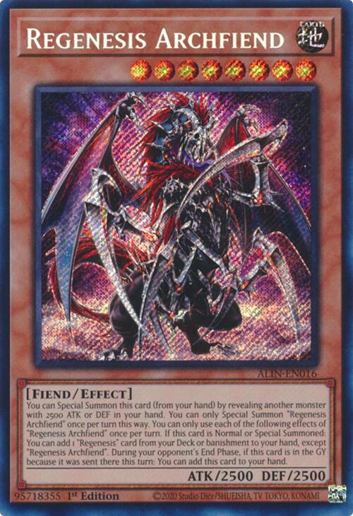 Grand Archdémon Régénéré [ALIN-FR016] Secret Rare