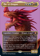 L'Ur-Dragon (Feuille texturée sans bordure, Cadre brisé) [Commander Masters]