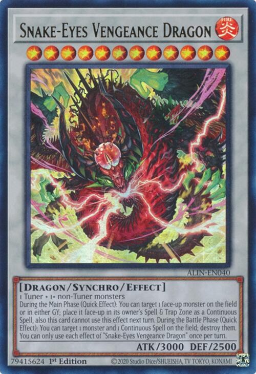 Dragon Vengeance Œil-Serpent [ALIN-FR040] Ultra Rare